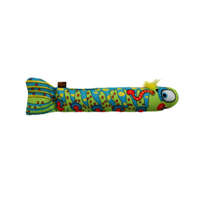 Catnip Green Fish Pillow